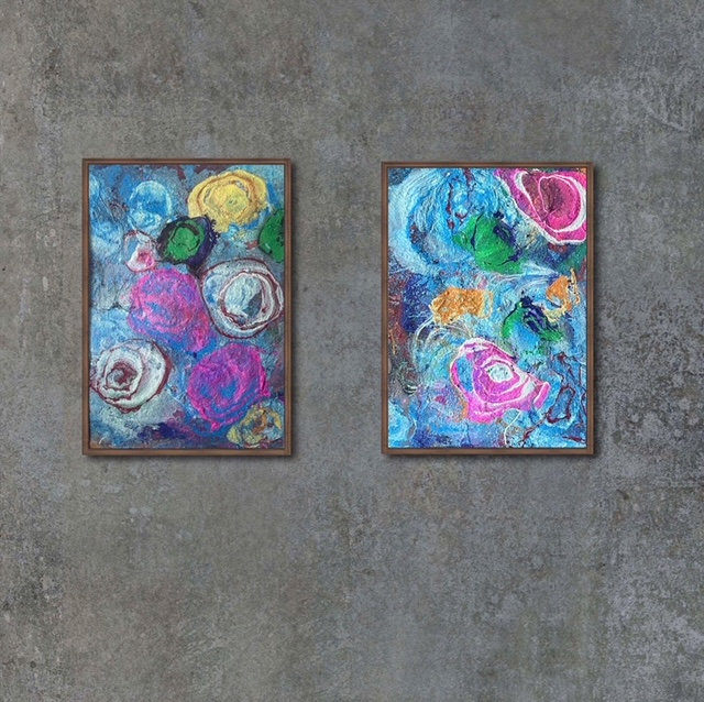 Blue Wash 1 and 2